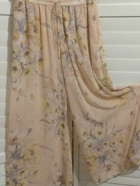 Summer Pants With Flowers By H&M